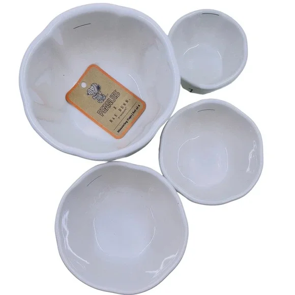 NEW Rae Dunn x Peanuts Halloween Measuring Cup - Set Of Four - Snoopy In Costume - Picture 10 of 12